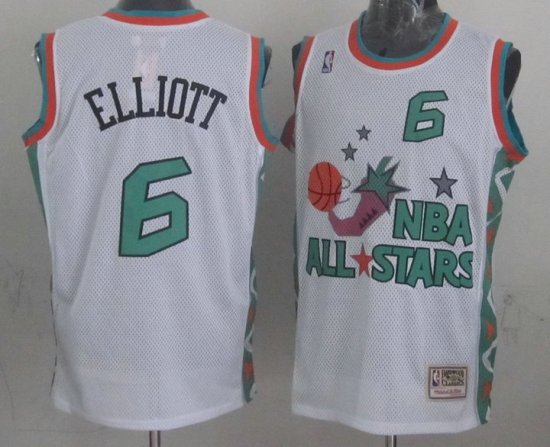 Elliott 1996 all star game jersey white